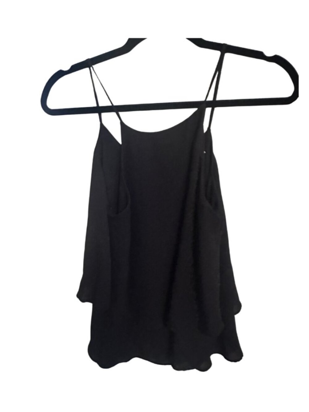 Emmelee Criss Cross Back Black Tank Top